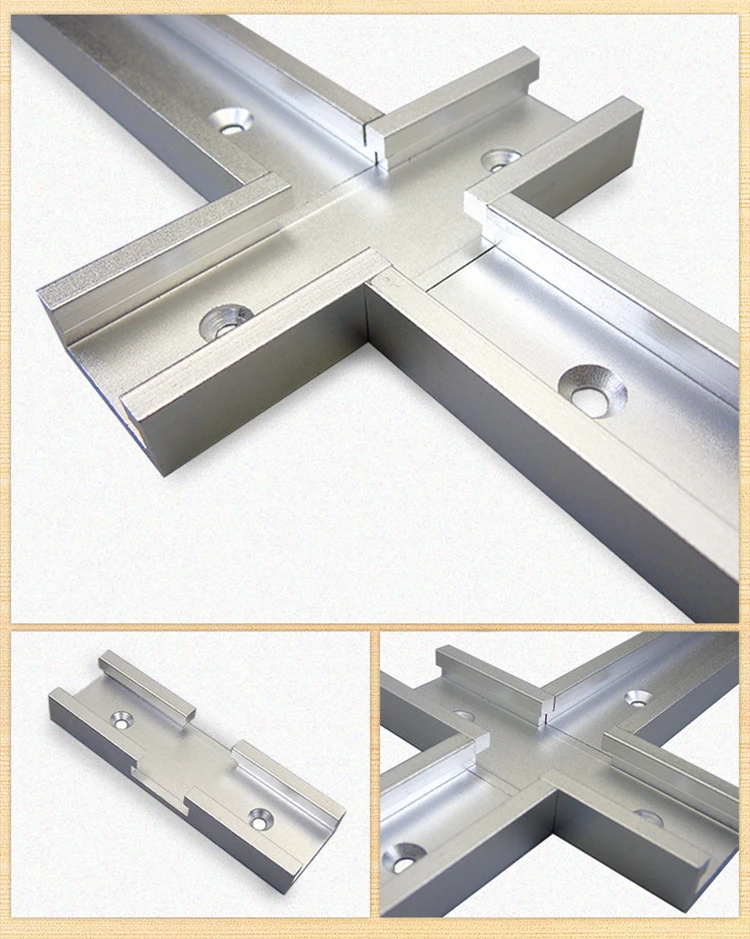 1 шт. деревообрабатывающий слот поперечный соединитель НАПРАВЛЯЮЩАЯ