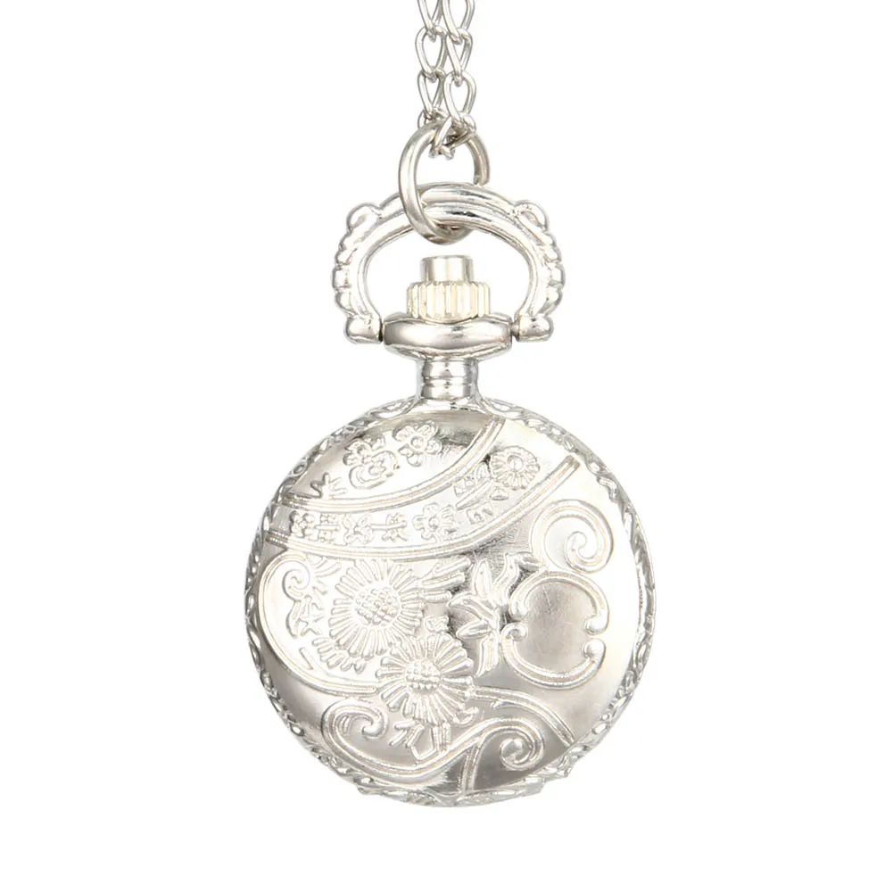

Fashion Vintage Pocket Watch Alloy Roman Number Dual Time Display Clock Necklace Chain Watches Birthday Gifts SEC88