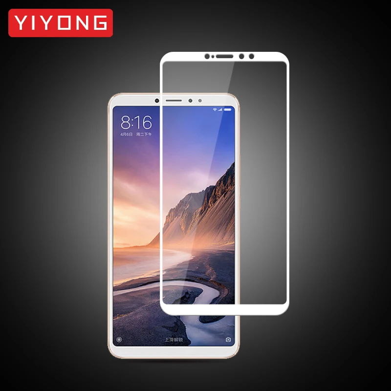 Защитное стекло YIYONG закаленное для Xiaomi Mi Max 2 3|Защитные стёкла и плёнки телефонов|