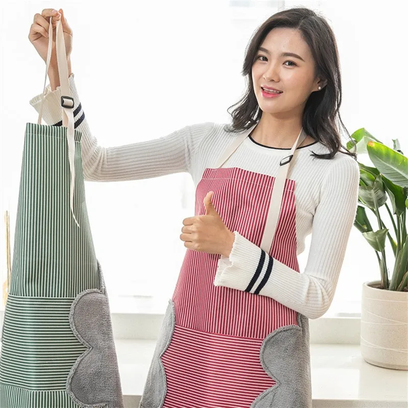 Фартук женский водонепроницаемый и маслостойкий кухонный комбинезон без