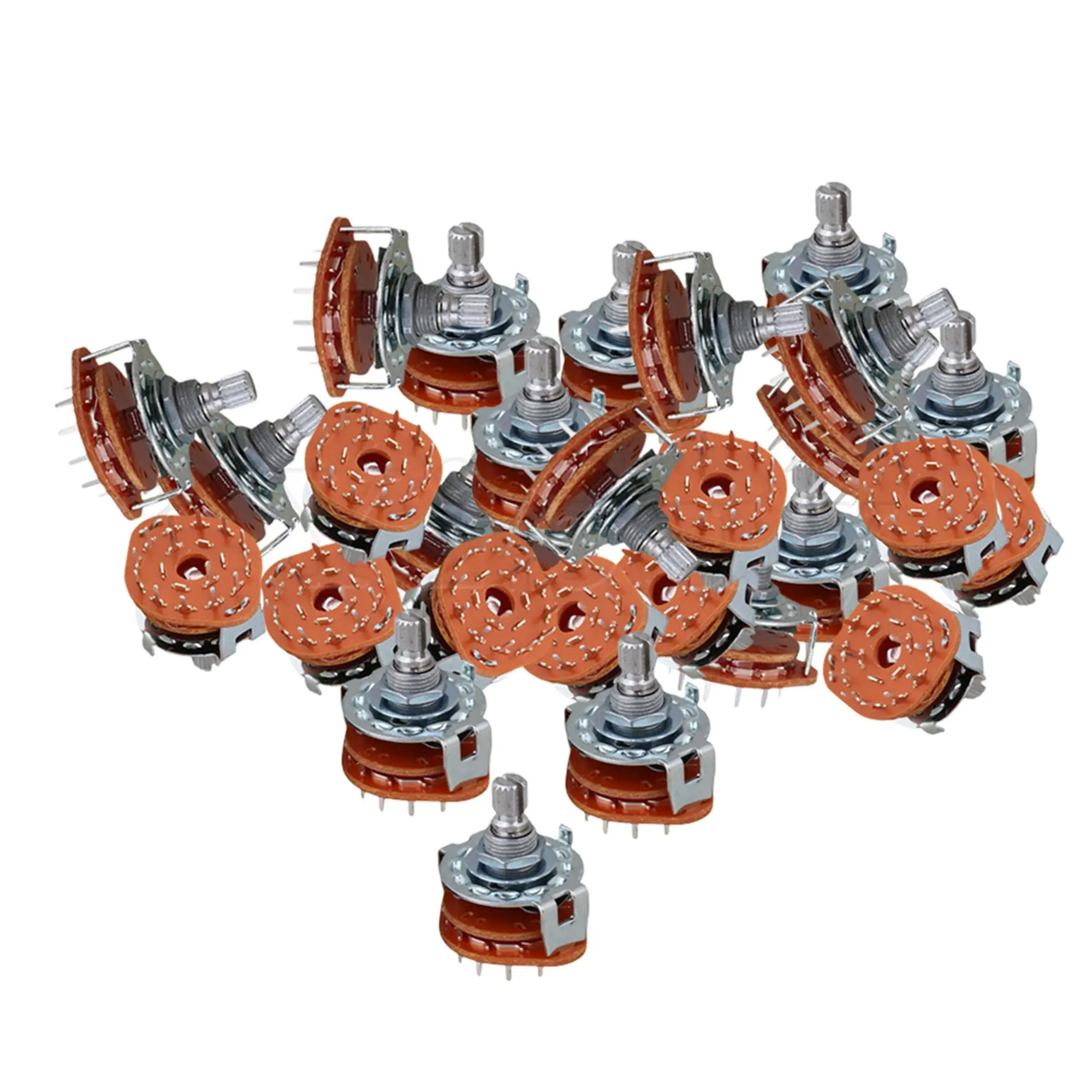 

Yibuy20pcs 6Way гитарный усилитель поворотный переключатель для пользовательской проводки гитары