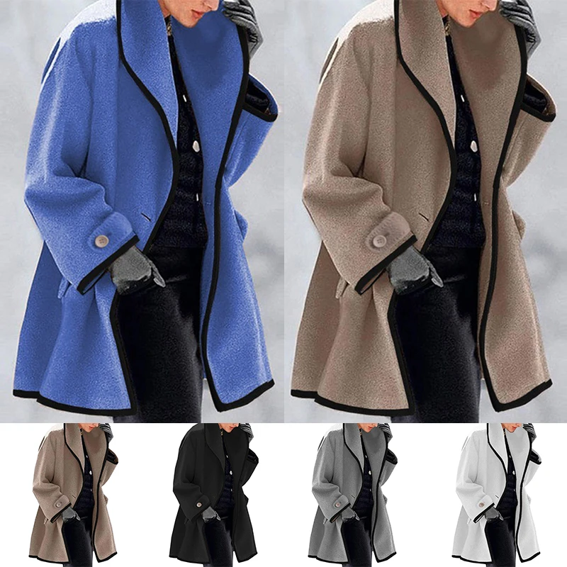 

Women's Down Jacket 2021 New Style Comfortable Breathable Winter Wool Coat Trench Jacket Ladies Warm Slim Long Overcoat Outwear