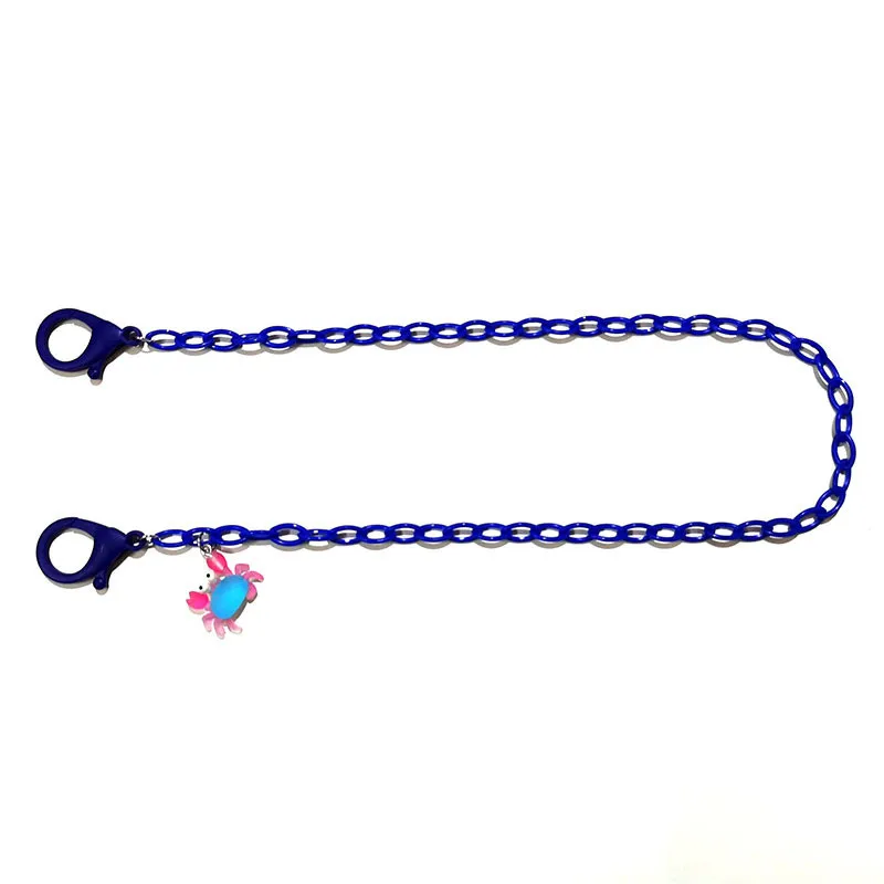 Женская акриловая цепочка для маски милая цепь карамельного цвета с морскими