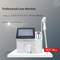 hot selling 2021 alexandrite laser hair removal portable 3 wavelength 755 1064 808 diode laser hair removal machine