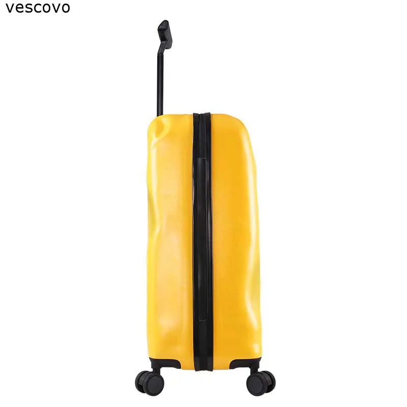 

vescovo Retro Damage Style PC Rolling Luggage Spinner brand Large Capacity Travel Suitcas On Wheels 20"22"24"26"29inch