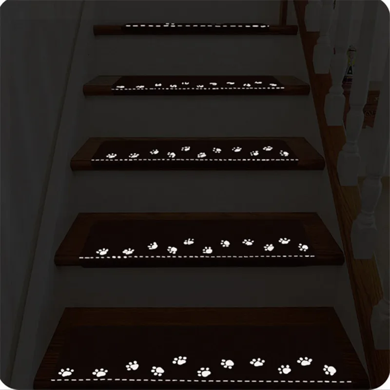 Светящаяся визуальная лестница Осенний узор Противоскользящий коврик