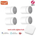 Умный радиатор ZigBee3.0, сенсорный дисплей, клапан радиатора, контроль температуры, голосовое управление через Alexa с беспроводным концентратором