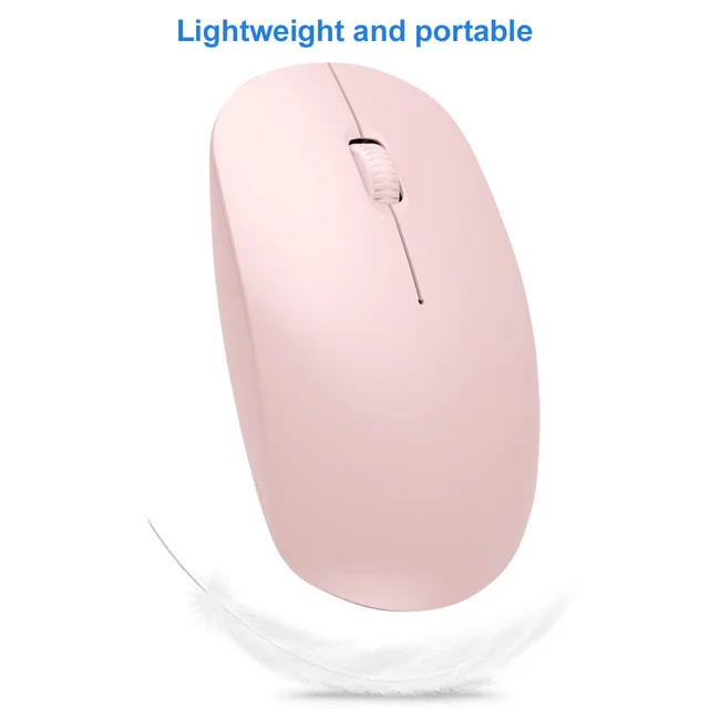 1200 DPI USB Rechargeable Mute Wireless Bluetooth Gaming Mouse Computer Accessories For PC Laptop 2.4G 1