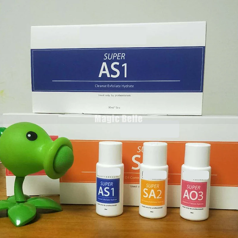 AS1 SA2 AO3 Аква пилинг раствор 400 мл Гидра машина решение уход за кожей лица