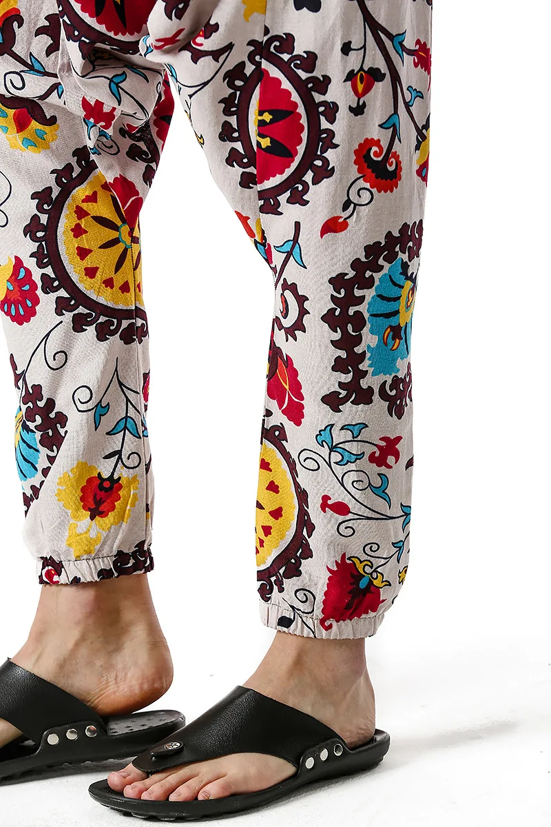 

2021 New Men's /Women's Cotton Harem Yoga Loose Pants Suspender Trousers Streetwear