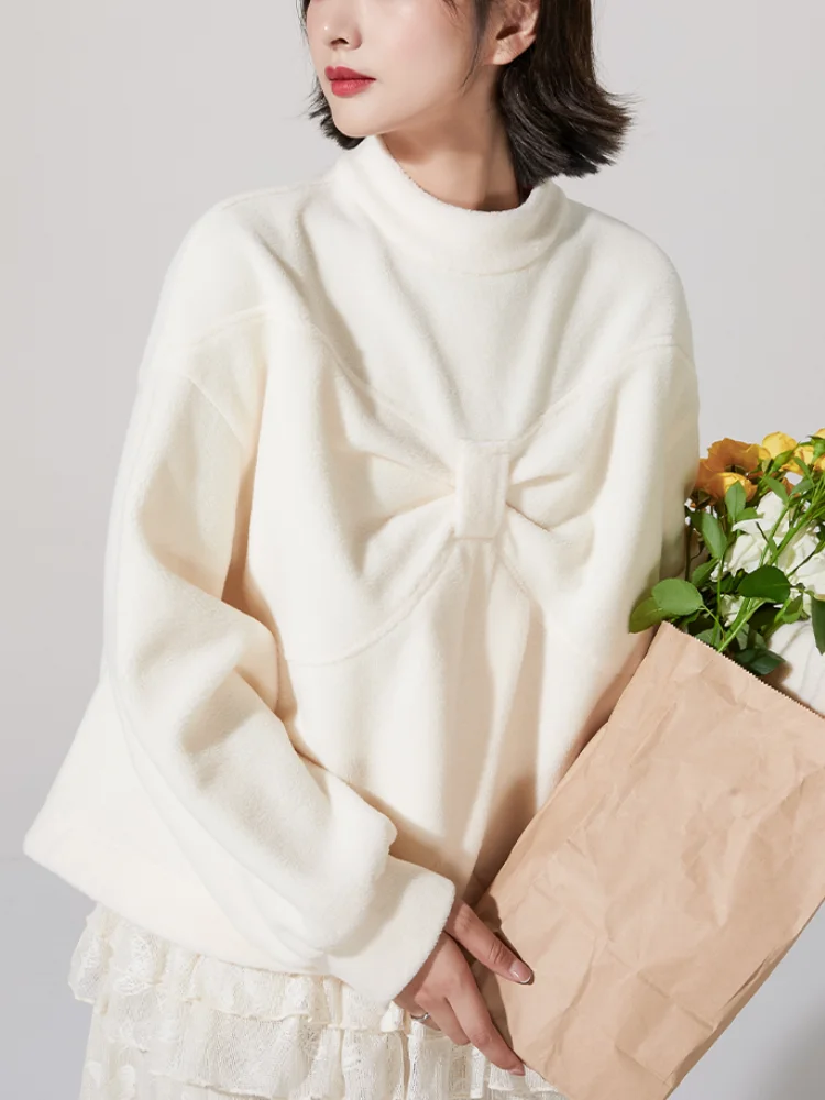 

Теплые зимние милые пуловеры, свитер, женский свободный свитер в стиле "Лолита", Лучший женский Однотонный свитер, повседневная осенняя одеж...