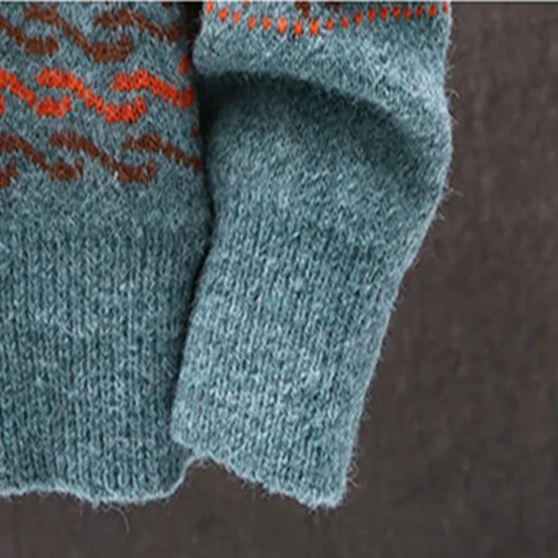 

Mens O-Neck Wool Pullover Warm Autumn Winter Soft Patchwork Perfect Quality No Yq Clothes Knitted Casual Male Sweater Pull Homme