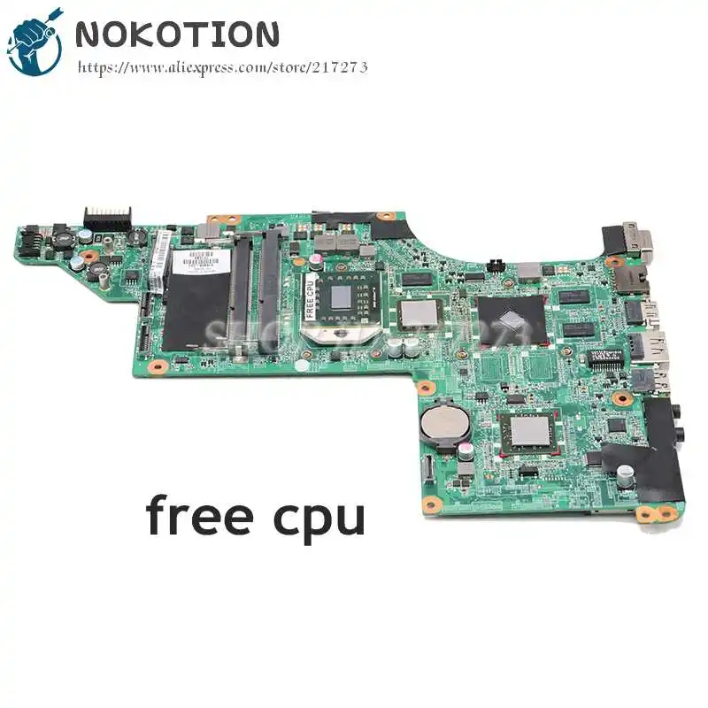 

NOKOTION 615686-001 630833-001 For HP Pavilion DV7-4000 Laptop Motherboard DA0LX8MB6E1 Socket s1 DDR3 512MB GPU