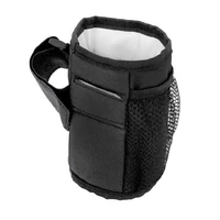 universal drink bottle cup holder for wheelchair knee walker rollator stroller bike 1014cm waterproof cloth bicycle cup holder