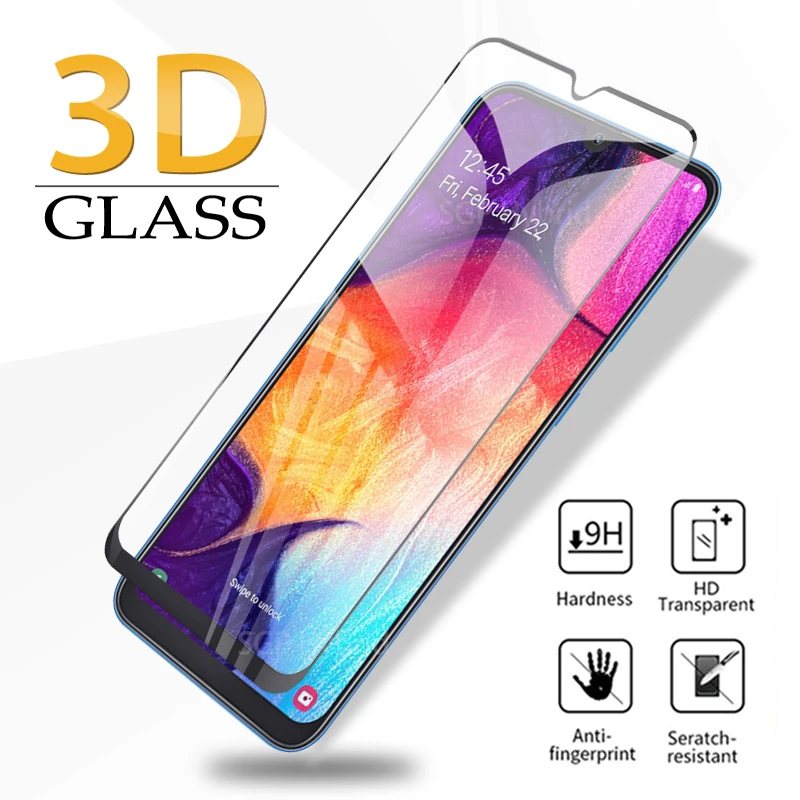 Защитное 3d стекло закаленное для Samsung Galaxy A50/A30/A40/A70/A10/50/30/40/10/70|Защитные стёкла и