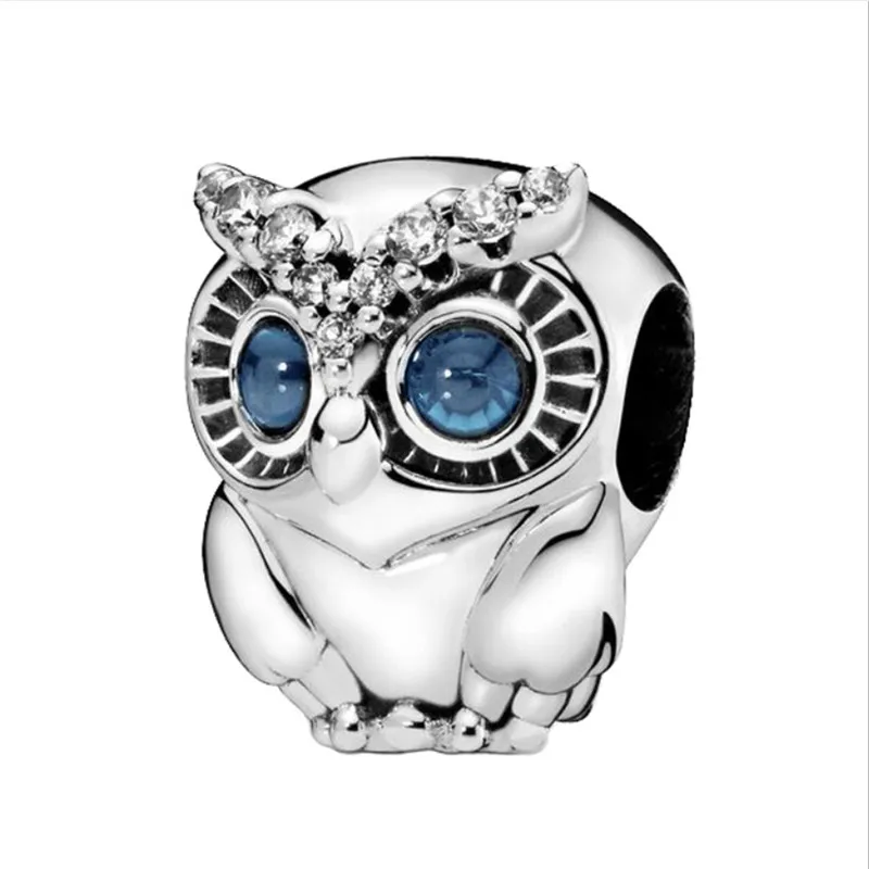 GChic сверкающие бусины-подвески в виде совы лисы и кролика подходят для браслетов