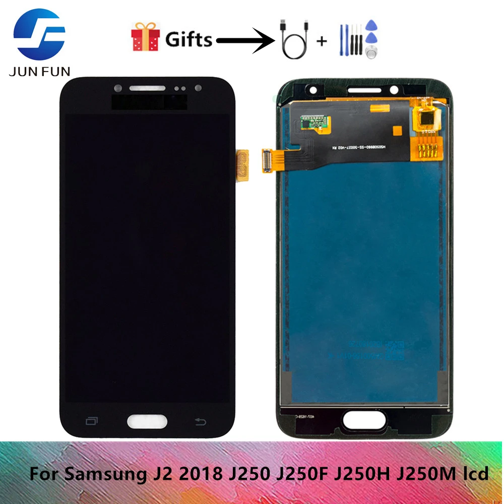 

Регулировка яркости для Samsung Galaxy J2 2018 J250 J250F J250H J250M сенсорный экран дигитайзер в сборе Бесплатная доставка