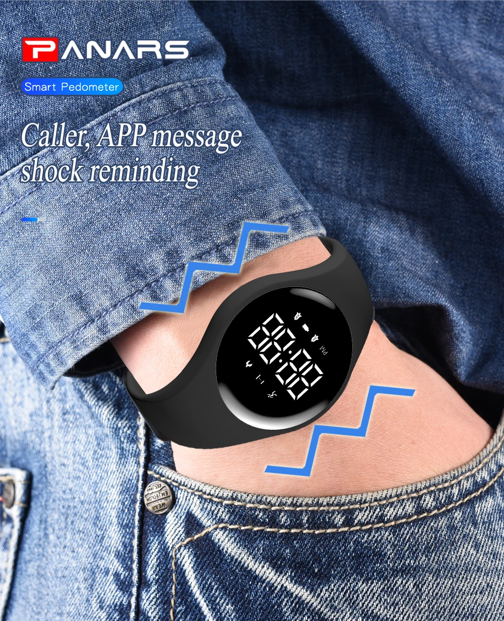 PANARS Модные Смарт часы для женщин и мужчин usb зарядка Led светящиеся длительное
