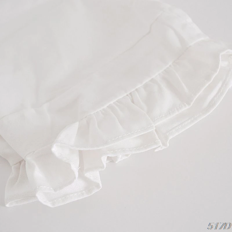 

Women 2 Piece White Outfit Sleeveless V-Neck Crop Top Ruffles Shorts Clubwear New 2021