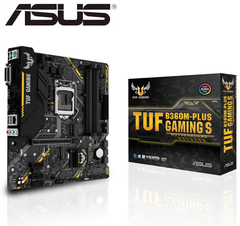Preise Neue ASUS TUF B360M-PLUS GAMING S Original Motherboard Für LGA 1151 DDR4 USB 3,0 USB 3,1 64GB Desktop Motherboard