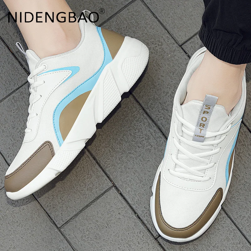 Men Women Sneakers Mesh Breathable Lightweight Couple Outdoor Walking Jogging Running Sports Shoes Unisex Athletic Trainers