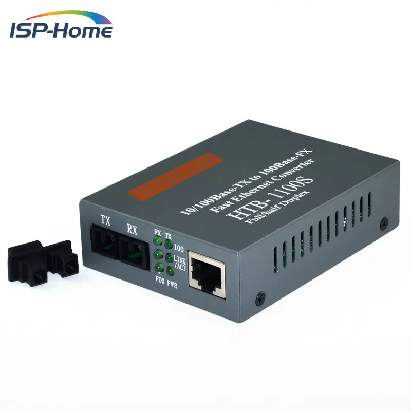 Одномодовый оптический медиаконвертер RJ45 10/100 Мбит/с 25 км|porte|port rj45 |