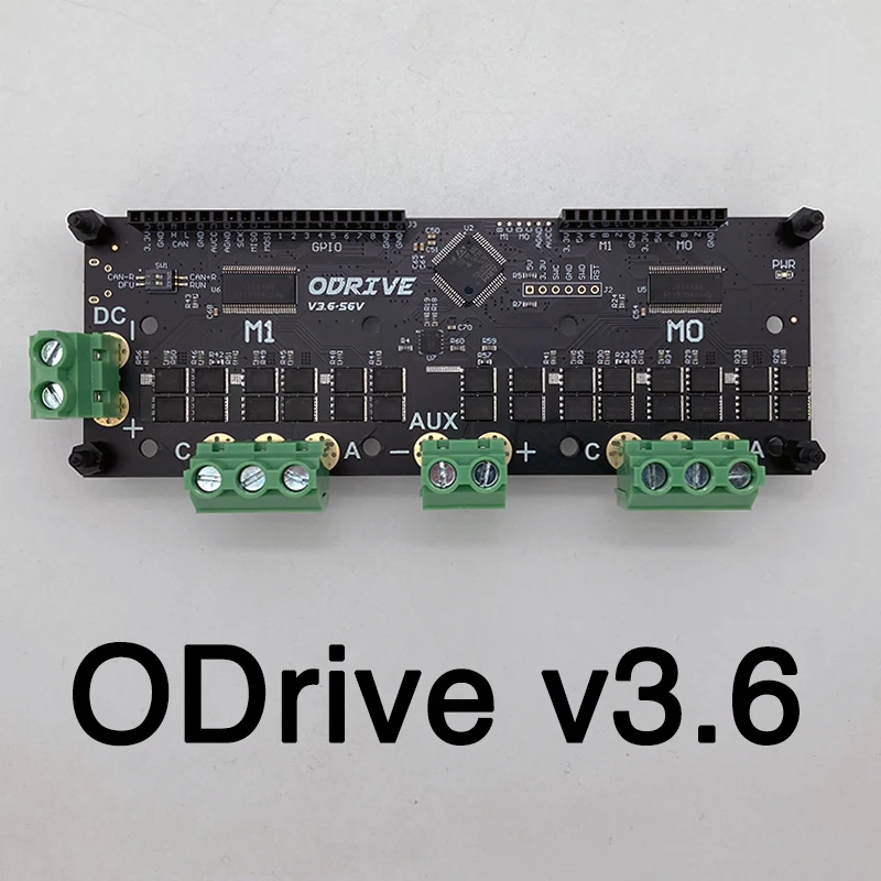 

Контроллер ODrive3.6 FOC BLDC AGV с сервоприводом и двойным мотором, макетная плата высокой мощности ODrive 3,6
