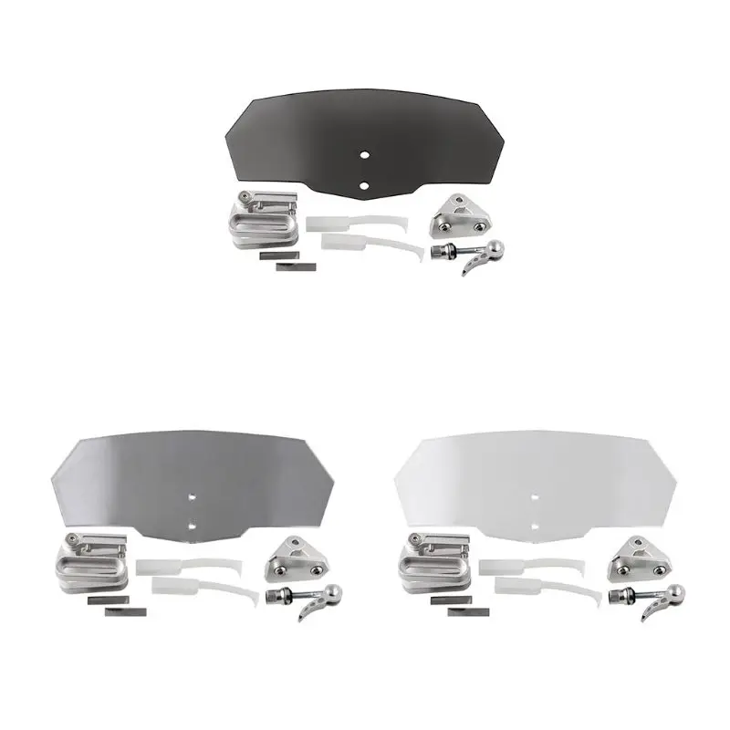 

Регулируемый удлинитель для мотоцикла с прозрачными стеклами, универсальный отражатель ветра на лобовое стекло