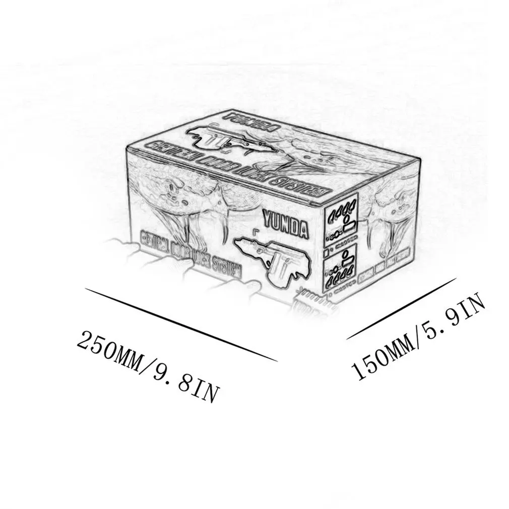 

Complete Set Of Remote Control Central Lock Motor 12V With Remote Control Keyless Entry System With Trunk