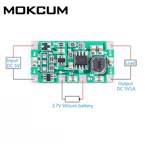 Зарядка модуль сброса, 5 в постоянного тока, 1 А, для литиевых аккумуляторов 18650, преобразователь напряжения UPS, плата бесперебойного питания