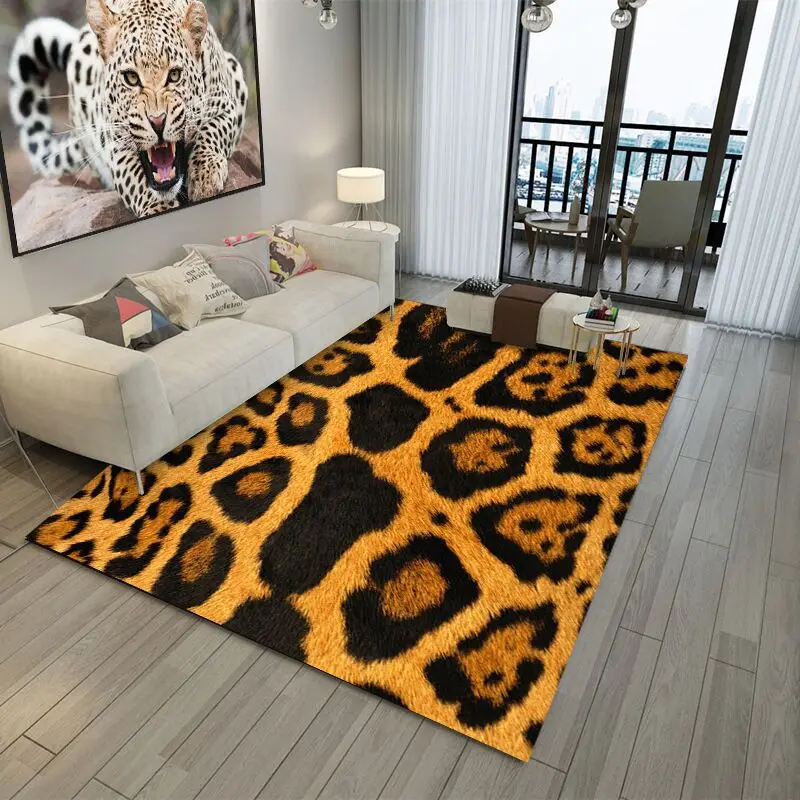 

New Cartoon Animals Series Carpet Child Play Area Rugs Cute Tiger skin 3D Printed Carpets for Kids Room Game Rug Home Floor Mats