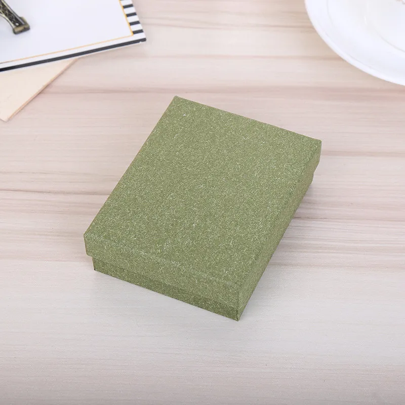 

1pc 9.4x7.4cm Rectangle Jewelry Gift Boxes for Ring or Bracelet without logo Jewelry Package Earrings Storage Box Dropshipping
