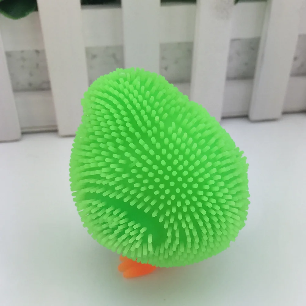 

4Pcs Cute Chick LED Light Stress Relief Kids Adult Squeezing Decompression Toy