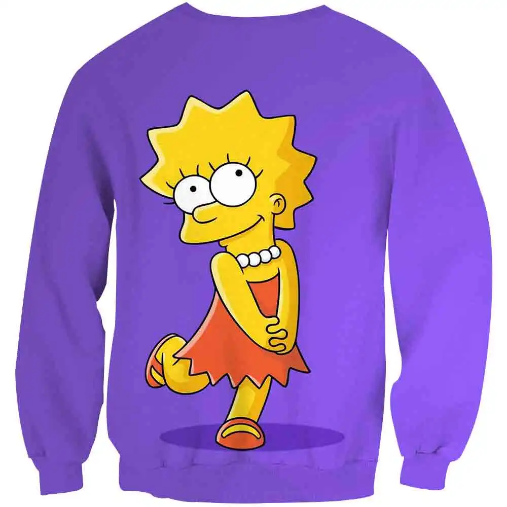 

2020 Funny boys sweatshirt cartoon Simpsons Printed Harajuku kids girl hoodie solid color casual fashion pullover Streetwear