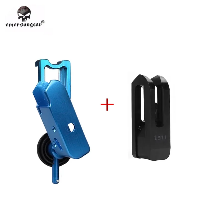 Full Set Blue 1911 Горячая Emersongear 1911 IPSC алюминиевый гоночный мастер кобура и вставной блок - Цвет: Full Set Blue 1911