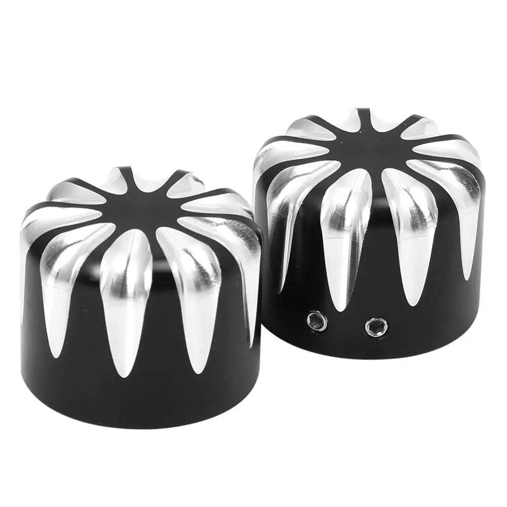 Крышки для передней оси мотоцикла алюминиевые колпачки Harley Touring Softail breaker Dyna Street Bob
