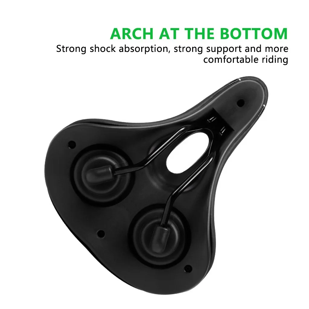 

Free Ship Gel Bike Seat Bicycle Saddles Cushion Spring Designed Memory Foam Padded Leather Asiento de bicicleta Dropping Ship