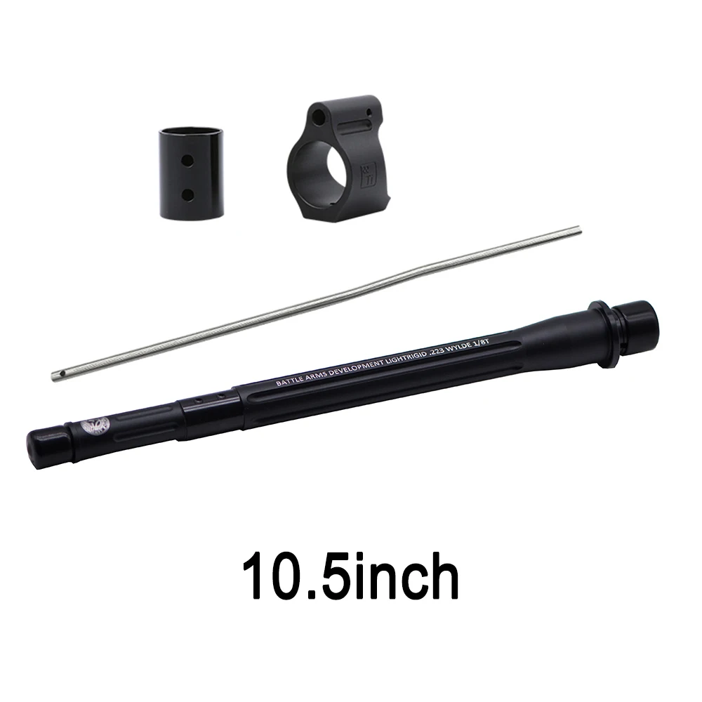 10.5 inch Black Высококачественная алюминиевая наружная труба бочка труба 7," 10,5" 14," для Kublai для M4 AEG BD556 гелевый бластер Пейнтбольные аксессуары - Цвет: 10.5 inch Black