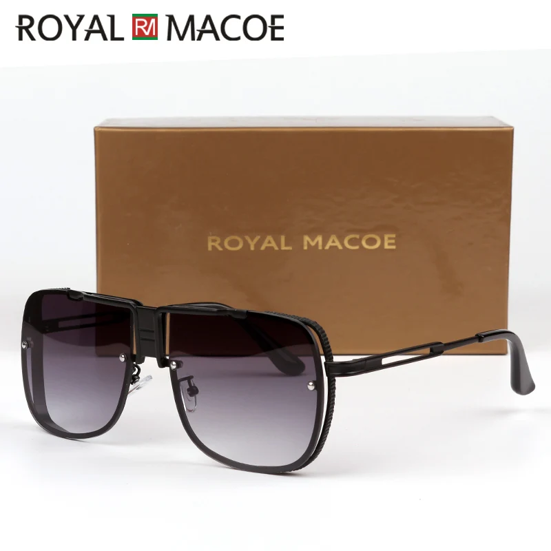 Солнцезащитные очки ROYAL MACOE Мужские поляризационные брендовые Роскошные
