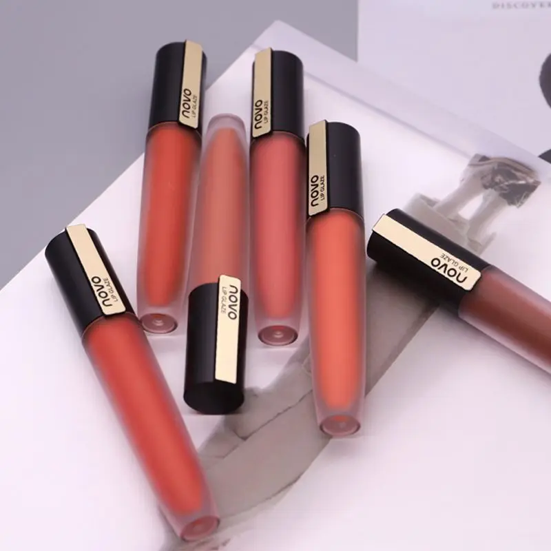 Маленькая ручка водяной туман матовая губная глазурь Стойкий цвет кирпич