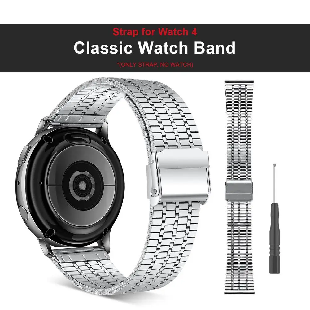 

Strap For Samsung Galaxy Watch 4 Classic 46mm 42mm Correa Stainless Steel Band Smartwatch Watchband Sport Bracelet HOT SALE