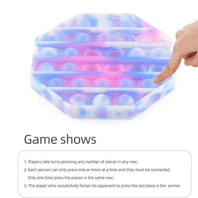 

Decompression Toys Rainbow Camouflage Rodent Pioneer Children's Mental Arithmetic Concentration Puzzle Desktop Toy