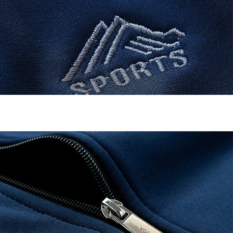 Two-piece Casual Outdoor Autumn Hiking Long Sleeve Baseball Men Sports Suit Set Walking Young Man Sweatshirt Pants Sweatsuit | Спорт и