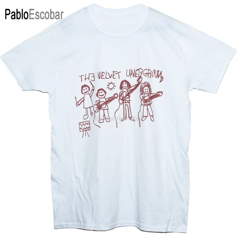 

Большой размер teeshirt бархатная подземная футболка художественный гараж панк рок группа графическая футболка унисекс футболка