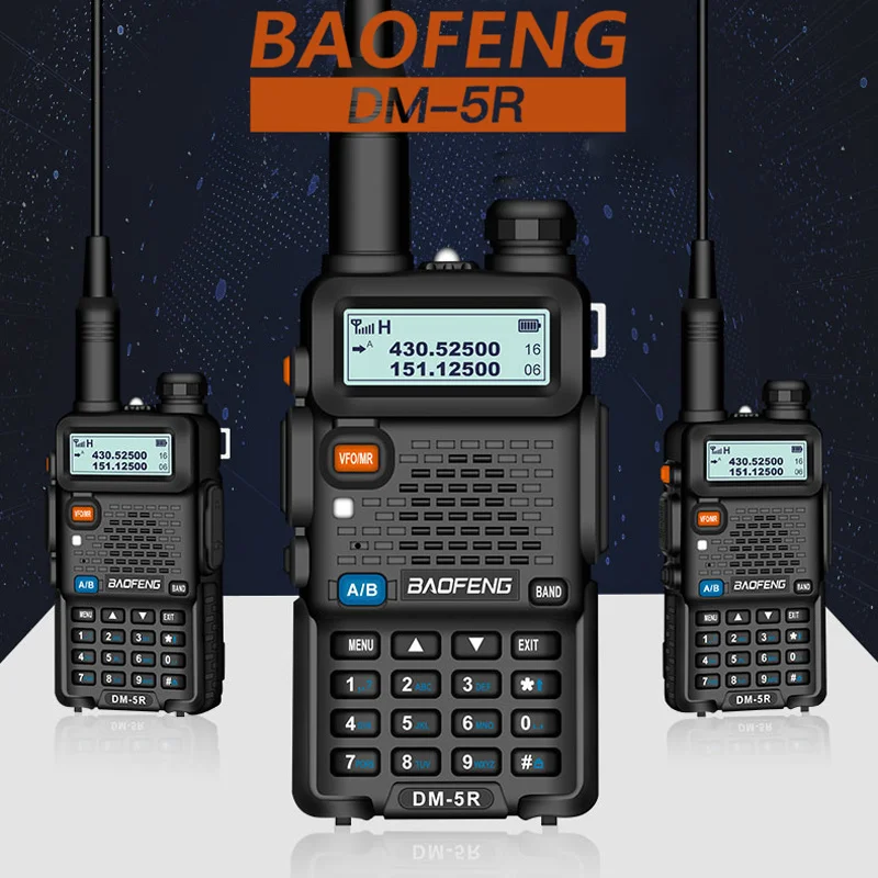 

Baofeng DM-5R TierI TierII Repeater Digital Walkie Talkie DMR Two-way radio VHF/UHF Dual Band radio DM5R