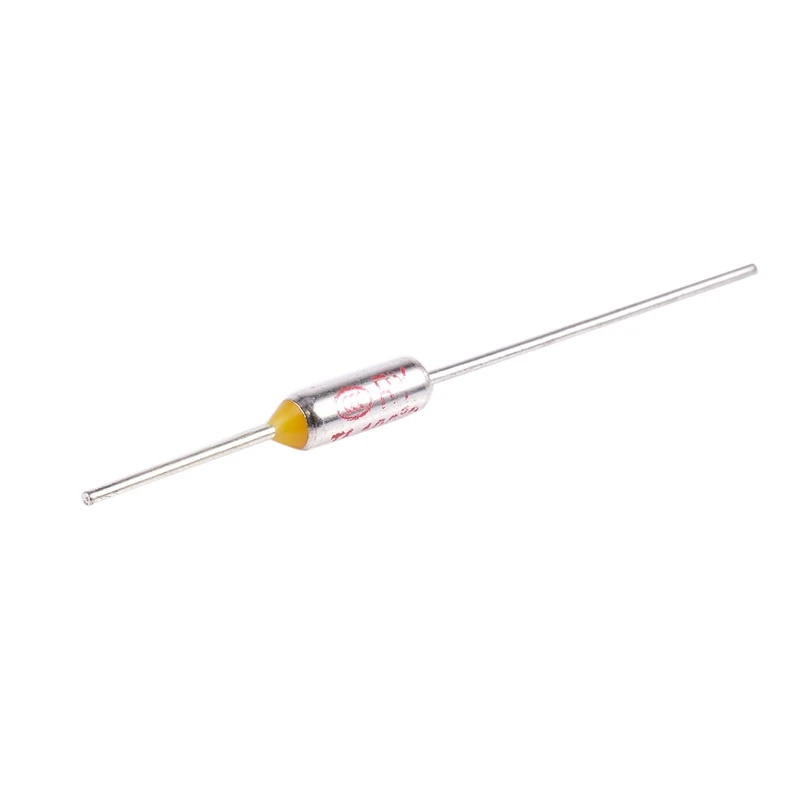 10 шт. схема среза TF Алюминий Термальность предохранитель 100 градусов Цельсия 250 В