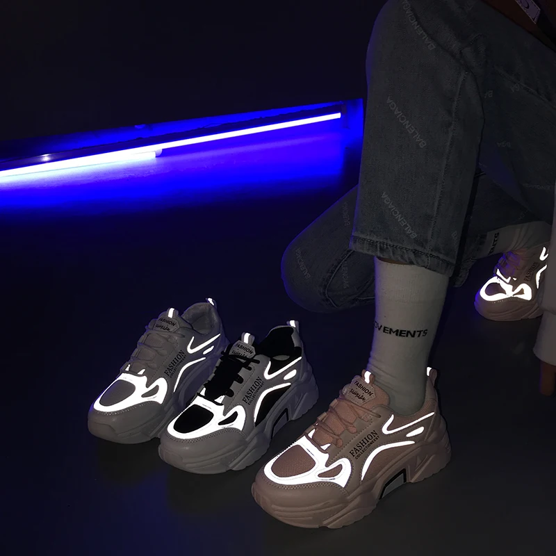 2020 Сезон весна-осень Повседневная обувь Новинка Женская дышащая Модные