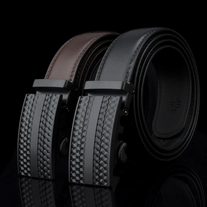Cross-border explosive belts men's belts leather automatic buckle belts personality casual fashion men's leather belts