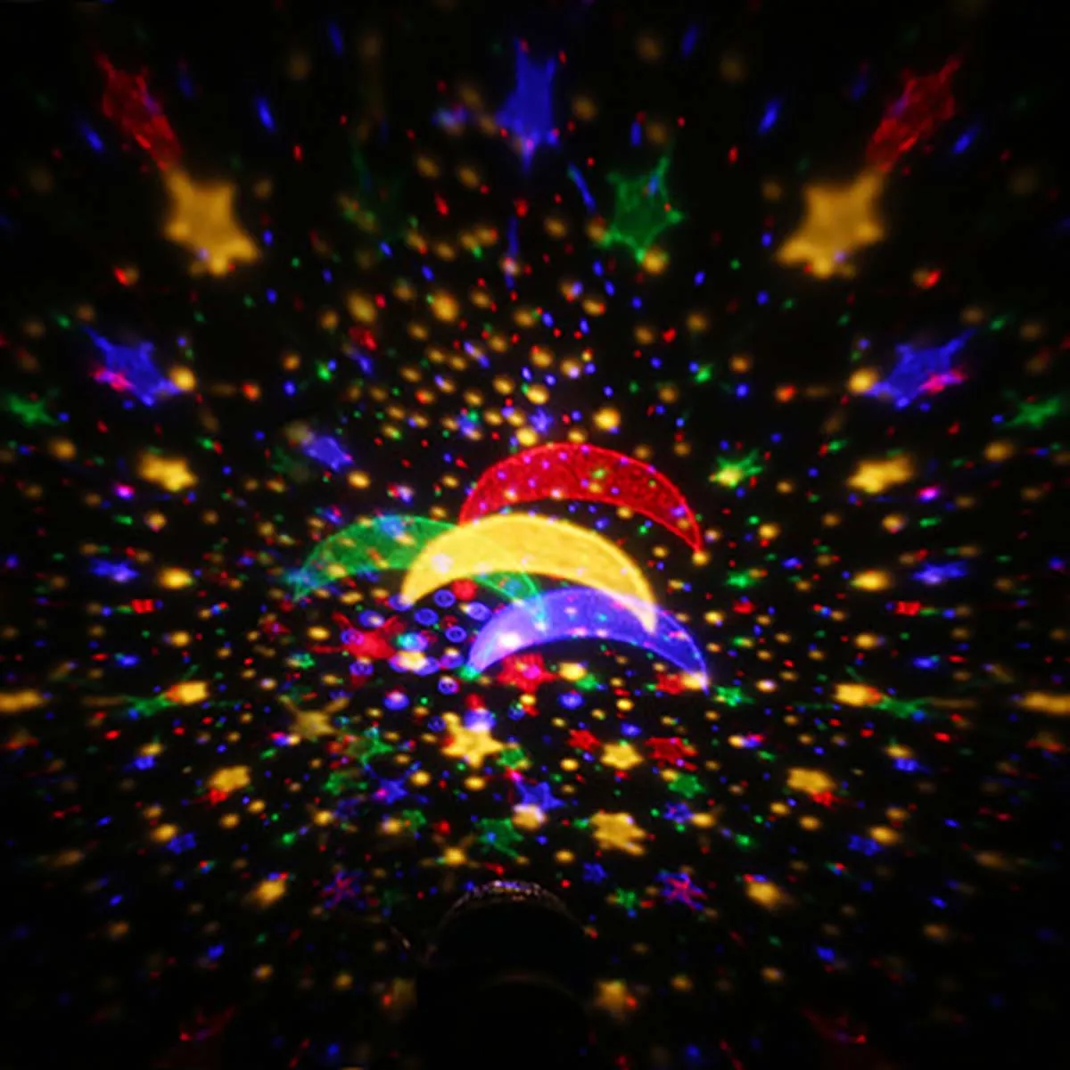 Вращающийся ночник светильник проектор спин звездное небо звезда мастер дети