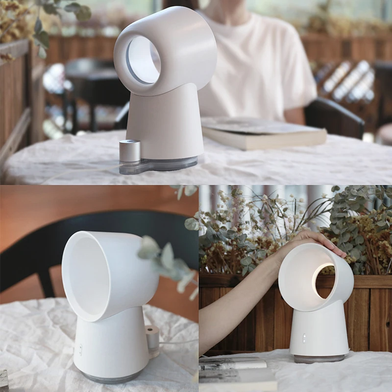 

CX Leafless Mute Small Desktop Humidifier Spray Refrigeration Aromatherapy Electric Fan